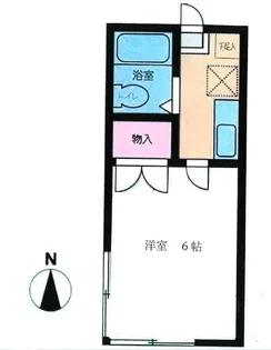 コーポ小杉【2階】の間取り