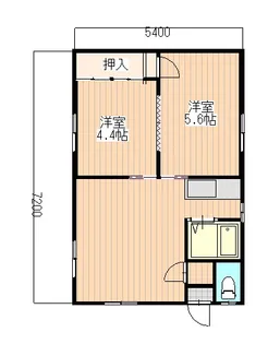 浜口マンションA【1階】の間取り