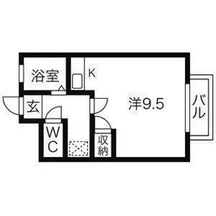 メゾン・エスポワールC棟【2階】の間取り