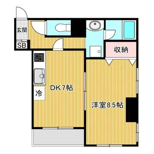 ハイリードセイフウ【5階】の間取り