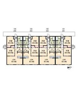 CantisLazyII【2階】の間取り