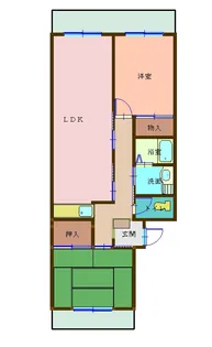 パステルパレス【3階】の間取り