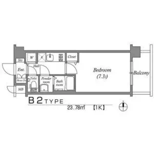 アスヴェル京都壬生EAST【2階】の間取り
