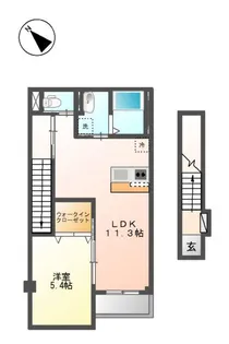 グランタートル【2階】の間取り