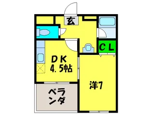 ヴェルドミール山忠松屋町【3階】の間取り