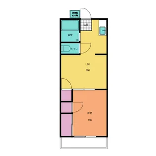 ハイツレジェンド【1階】の間取り