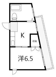 シャトレ―堀切【2階】の間取り