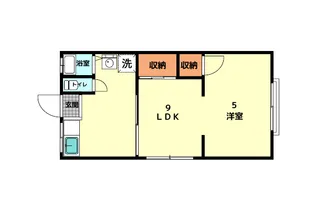 ニュー朝日マンション【2階】の間取り