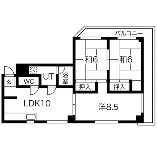 シャトル松尾【7階】の間取り