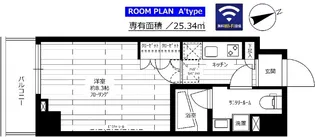 ステージグランデ早稲田【2階】の間取り