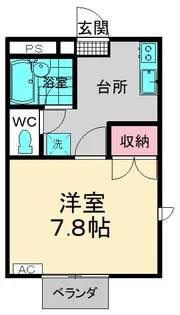 メゾン・ド・ビス【2階】の間取り