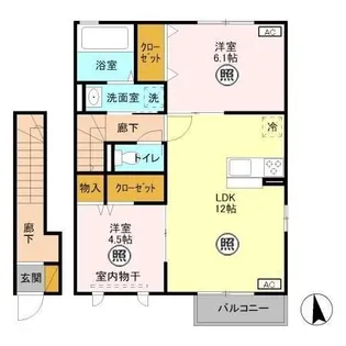 ドルチェ Iの間取り