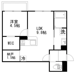 Mercury船橋【1階】の間取り