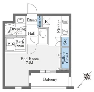 La Douceur巣鴨East【4階】の間取り