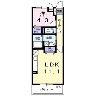グラン シエル【3階】の間取り