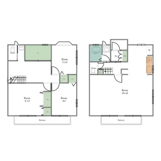 八雲テラスハウスの間取り