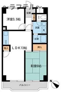 入間市駅前ビル【8階】の間取り