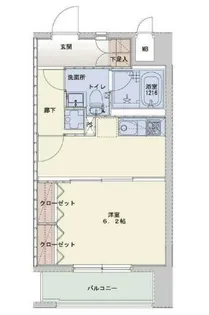 ヴィアーレ八幡3丁目【4階】の間取り