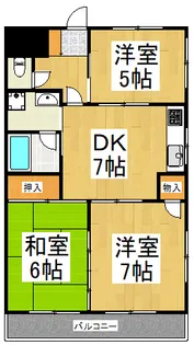 レグルスマンション【2階】の間取り