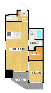 レジーナ東谷山【5階】の間取り