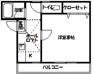 パレスイーグル【2階】の間取り