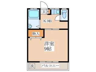 コ-ポヤジマ3号棟【3階】の間取り