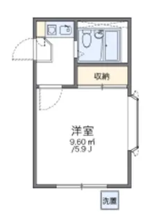 レオパレス亀有第5【1階】の間取り