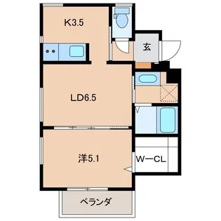 Le・Soleil鎌倉【2階】の間取り