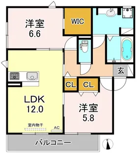 ルミエール【1階】の間取り