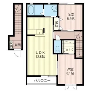 メゾン・ド・エトワール A【2階】の間取り