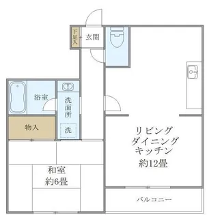 クレル洸雙【2階】の間取り
