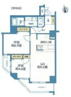 朝日クレス・パリオ西落合【8階】の間取り