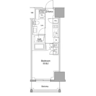 ザ・パークハビオ南大井【12階】の間取り