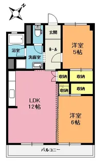 コーポ春日【2階】の間取り