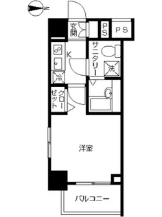 スカイコート川崎西口【6階】の間取り