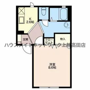 ベルドミールJK【2階】の間取り