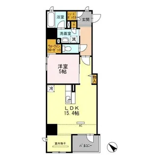 セントラルコートU【8階】の間取り