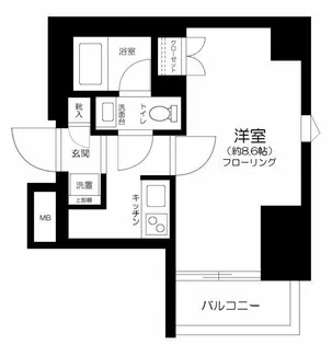 Live Casa両国II【6階】の間取り