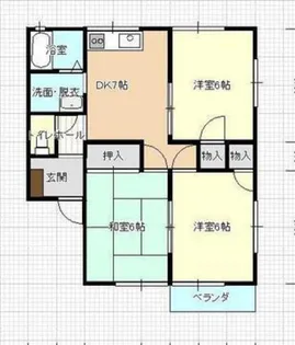 MMハイツ【2階】の間取り
