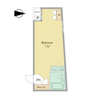 サンパレス西新宿【3階】の間取り