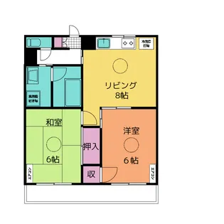 ボヌールII【2階】の間取り