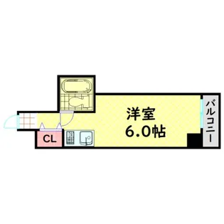 オフィスポート本町WEST【8階】の間取り