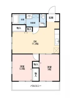 グランデージナカムラ【2階】の間取り