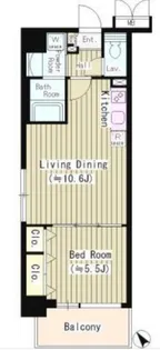 ワイズパティオ【1階】の間取り