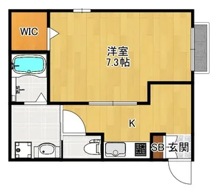 ソレイユIIIK.S【2階】の間取り