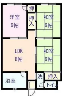 第3守乃屋ビル【1階】の間取り
