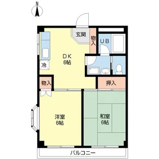 サンシティ東川口【3階】の間取り