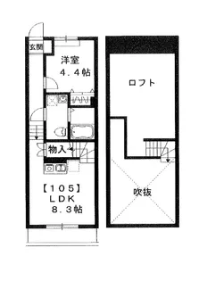 ダイレクト・メゾン茂原No.1【1階】の間取り