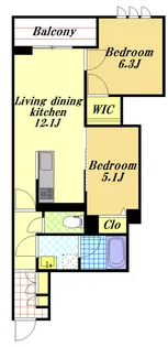 エトワール・フィラント【2階】の間取り