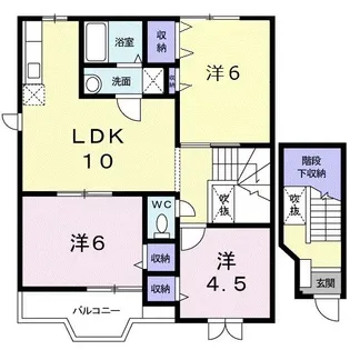 ベルク・ルントA【2階】の間取り